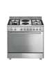 Smeg 90CM Gas & Electric Cooker Classica - Silver