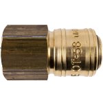 Gav Brass Female Quick Coupler 1 2"F