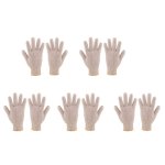 Pioneer Cotton Machine Knit Gloves Large 5 Pack