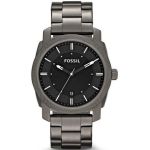 Fossil Machine Smoke Round Stainless Steel Men's Watch FS4774
