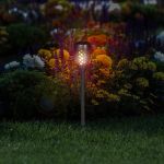Garden Spike Solar Flame LED