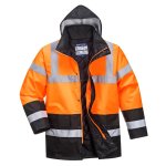 S467-HI-VIS Contrast Winter Traffic Jacket