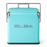 ELBA Metal Cooler Box Metal 13L Turquoise – 05 MCB Turquoise