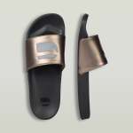 G-star Raw Cart Vi Silver black Slides - UK8 Silver