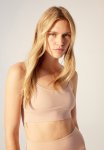 Seamless Padded Bralette - Beige