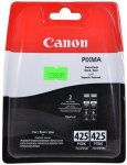 CANON-INK-PGI-425 Bk Twin PACK-IP4840 IP4940 MG5140 MG5240 MG5340 MG6140 MG6240 MG8140 MG8240 MX884- Yield 324