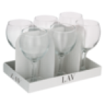 Stemmed Flute Glasses 6-PACK
