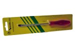Viking Screwdriver Red Handle Flat 100MM