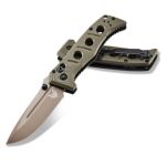 MINI Adamas Olive Drab G10 With Flat Earth Blade Coating