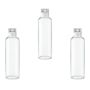 3 Pack - Elegant Drinking Bottles For Everyday Use - Transparent