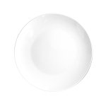 Larah Opal Glass Dinner Plate 11" Plain White Tbd