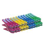Soft Grip Plastic Pegs 24 Pack