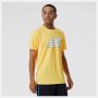 New Balance Men's Graphic Accelerate Short Sleeve - Vibrant Apricot - Large