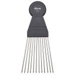 Diane Fan Pick Comb With Metal Pins Black