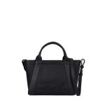 K ville Small Tote Bag -black nickel