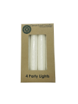 Candle Party Lights 15CM White X4