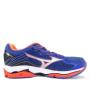 Women's Wave Enigma 6 Road Running-blue/silver/orange - 6.5