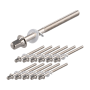 12 Pieces Drum Tension Rods Tension Screws Bass Drum Screws Set M5X60MM