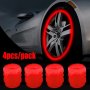 Car Fluorescent Tire Valve Cover Luminous Valve Cover Motorcycle Wheel Plug Bicycle Luminous Tire Hub Cover Decoration