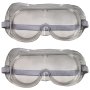 Pvc Protective Safety Goggles / Safety Glasses - Pack Of 2