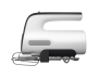 Taurus Hand Mixer With Attachments Black 5 Speed 500W Station Inox - 913529
