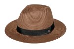 Unisex Tau Collection Hat In Dark Brown - Dark Brown 57CM
