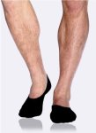 Boody Mens Hidden Socks Size 6-11 - Black