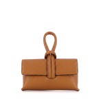 Loop Handle Clutch Bag -tan