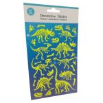 Sourcedirect Stickers Glow-in-the-dark Stickers Dinosaur Skeletons