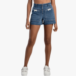 Sissy Boy Tahlia High Waisted Shorts Front Zip Pocket Medium Vintage - 18-42