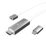 J5CREATE JCC155G Type-c To HDMI 4K+ Type-c Power