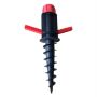 Beach Umbrella Wind Anchor Holder 360 Anti-rotation Design - Black