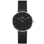 Petite Ashfield Silver Black Women's Watch DW00100202