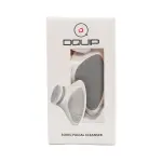 DQUIP Sonic Facial Cleaner Silicone Brush B o White And Light Grey