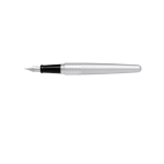 Pilot Pen Mid Range Fountain Pen Medium Point Silver Dots Barrel Black Ink