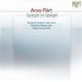 Arvo Part: Spiegel Im Spiegel   Cd