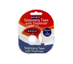Marlin Snail Tape With Dispenser Crystal Clear 18MM X 33M X 38MICRON