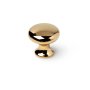 Cabinet Knobs Zamak Gold Polish Finish 25MM 4PC