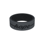 Eternal Hope Silicone Rings - Grey/black / 7