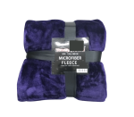 Fleece Blanket Dark Purple