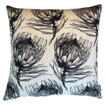 King Protea Black Scatter Cover
