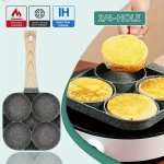 1PC 4 Cups Frying Pan 18.49CM Non-stick Omelet Pan Egg Frying Pan For Steak Hamburger Pancake Breakfast Making Cookware Kitchen