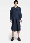G-star Raw Baseball Scoop Hem Dress - Worn In Riverblue