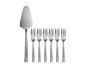 Maxwell & Williams Maxwell And Williams Diamonds Cake Server & Fork Set 7-PIECE