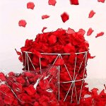 1000PCS Stunning Wedding Rose Flower Petals - Artificial Flower For Marriage Party Decoration And Valentine's Day Celebration Su