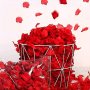 1000PCS Stunning Wedding Rose Flower Petals - Artificial Flower For Marriage Party Decoration And Valentine's Day Celebration Suitable For Couples Diy Hand-made Dating Decor