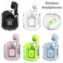 Tws Wireless Headset Transparent Cabin Headset Power Digital Display Headset Wireless Gaming Headset