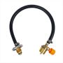 Camping Gas Stove Propane Refill Adapter Filling Connection Hose B