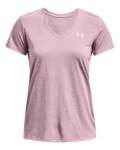 Women's Ua Tech Twist V-neck - Mauve Pink Md