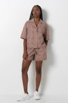 Boxy T-Shirt - 16 Brown